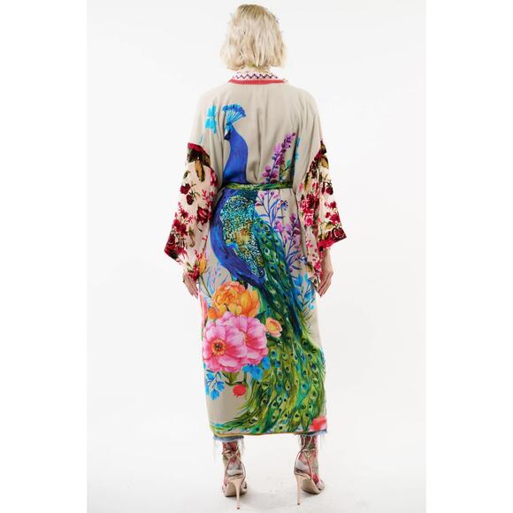 NWT Aratta Long Fantasy Kimono New Never worn Size Large - Picture 3 of 11